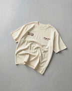 Not Luck Just God Beige Heavyweight Loose Fit Tee | House of Peace®