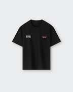 Not Luck Just God Black Heavyweight Loose Fit Tee | House of Peace®