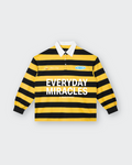 Everyday Miracles Yellow Stripe Polo Shirt | House Of Peace®