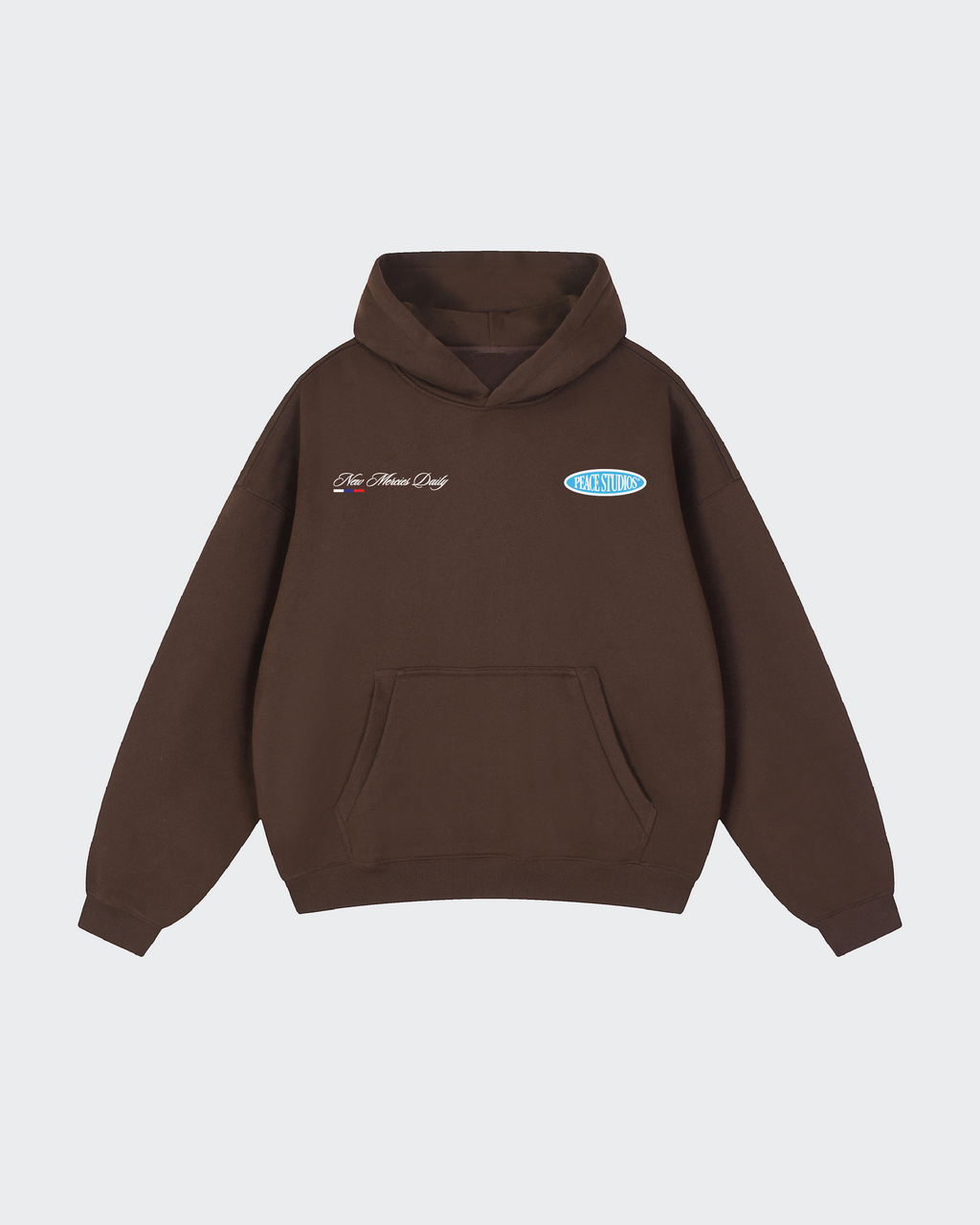 Everyday Miracles Brown Boxy Hoodie | House Of Peace®