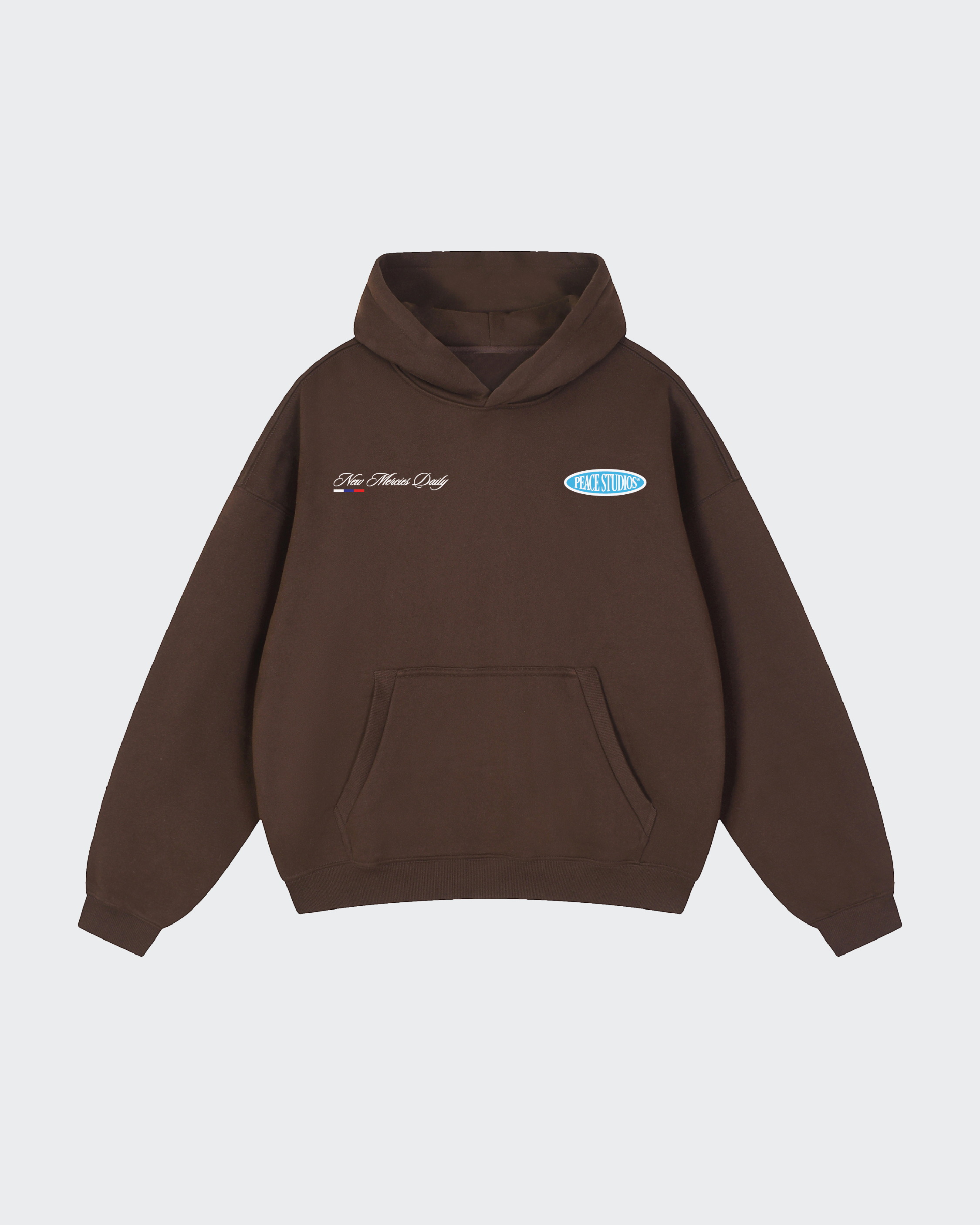 Everyday Miracles Brown Boxy Hoodie | House Of Peace®
