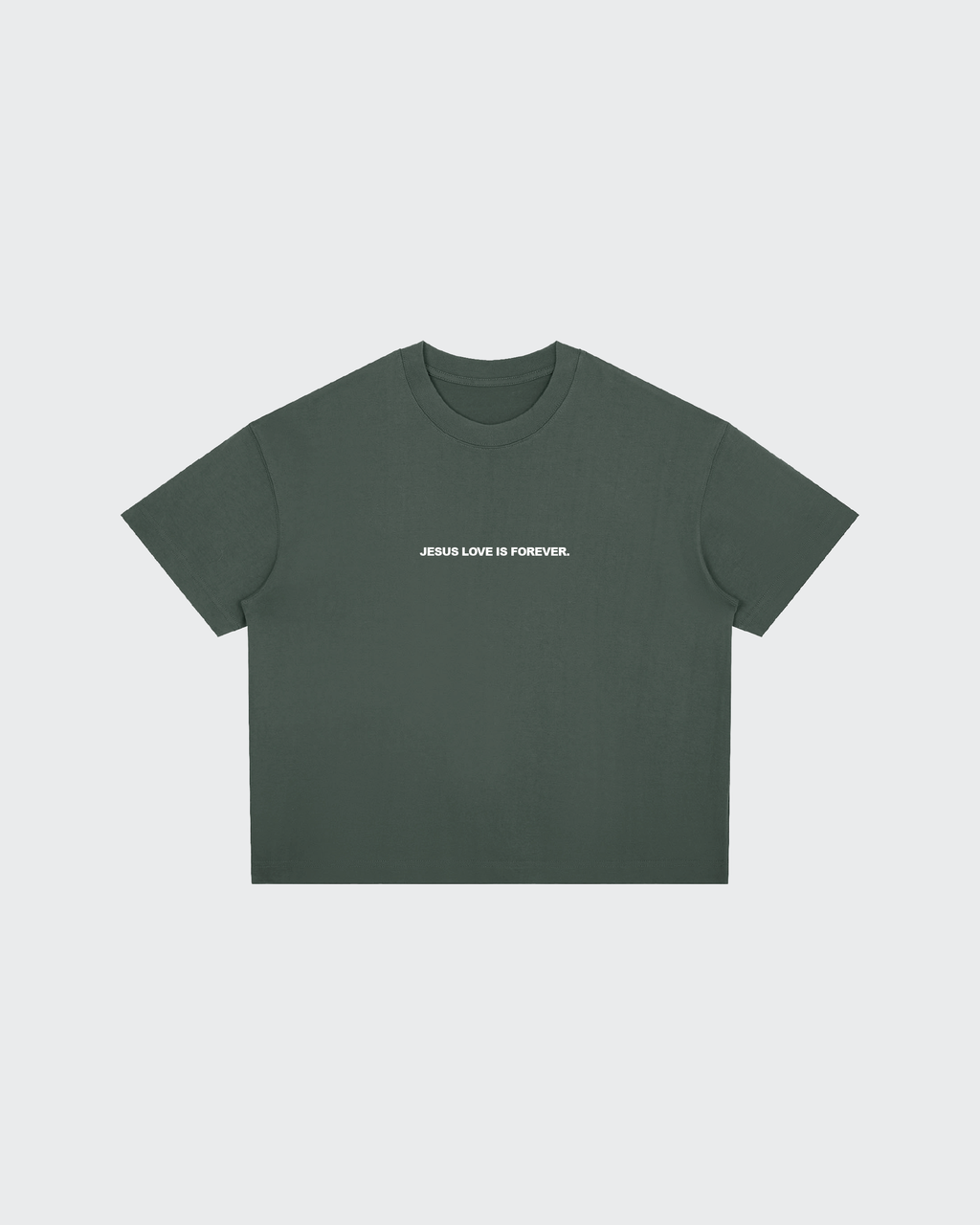 Summer Love Gray Boxy Drop Shoulder Tee | House of Peace®
