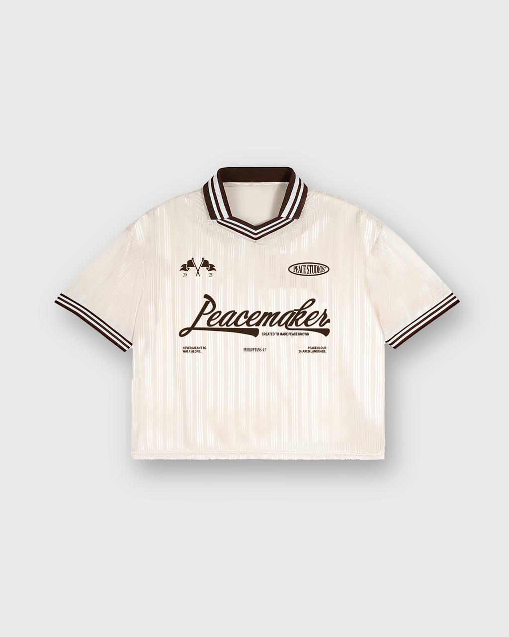 Peacemaker Contrast Stripes Polo Collar T-Shirt | House Of Peace®
