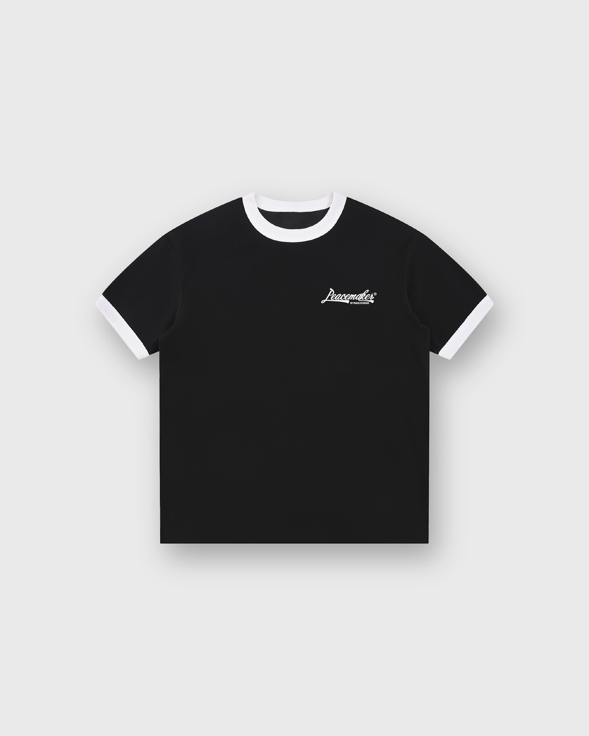 Peacemaker Vintage Style Black Ringer T-Shirt  | House Of Peace®