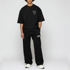 Sunday Worship Club Black Loose Fit Heavyweight Tee | Peace® ODMPOD