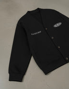 Child of God II Black Essential Heavyweight Sweat Cardigan | House Of Peace®