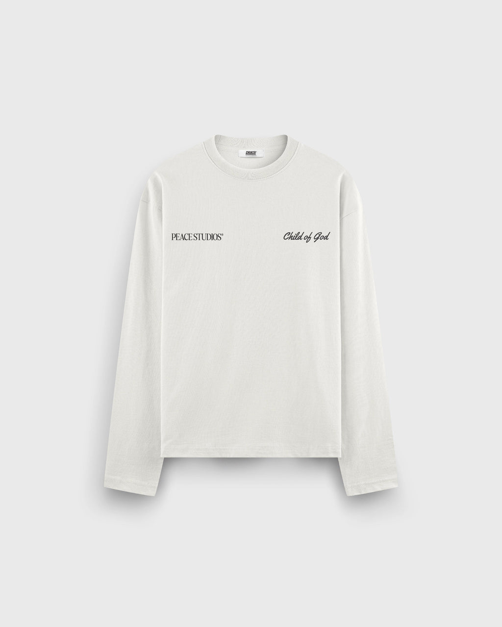 Child of God Longsleeve Loose Fit Tee White | House Of Peace®