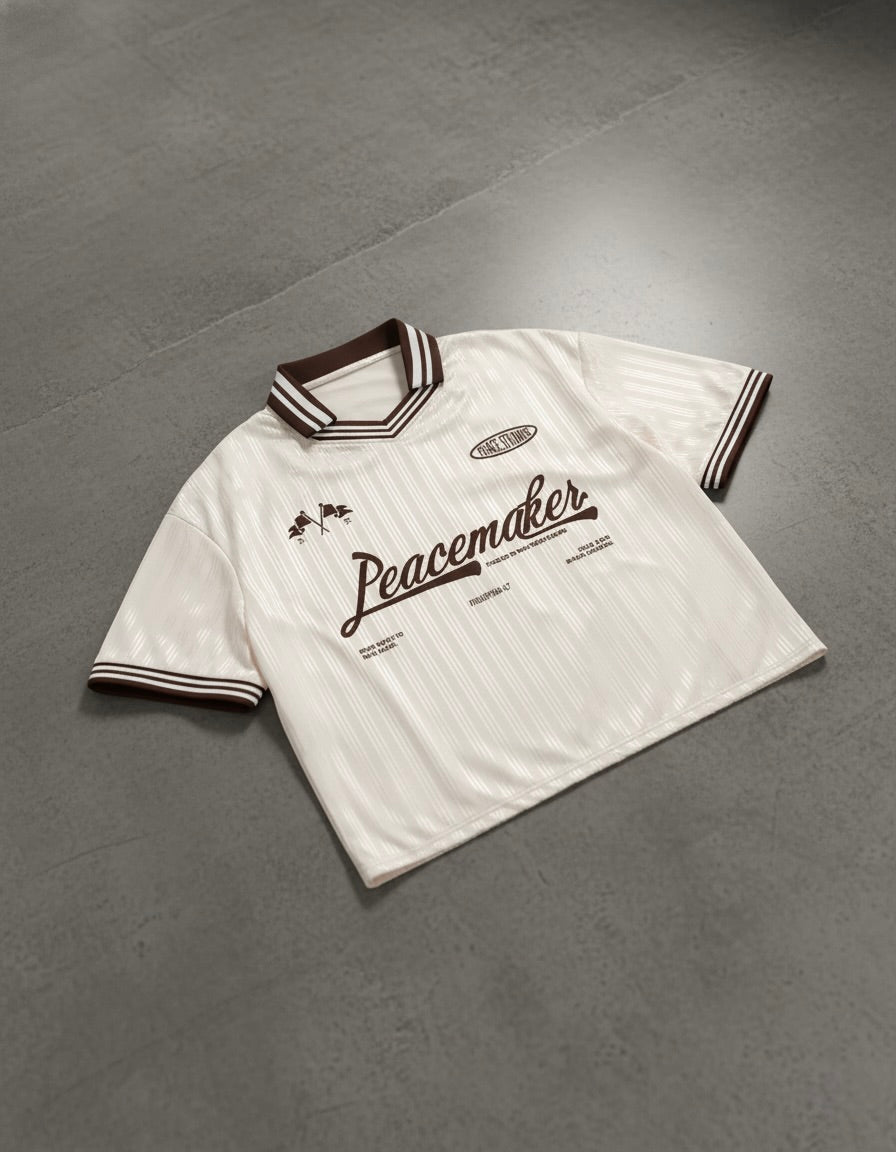 Peacemaker Contrast Stripes Polo Collar T-Shirt | House Of Peace®